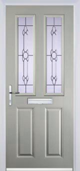 Enfield Cotswold composite door in Anthracite Grey