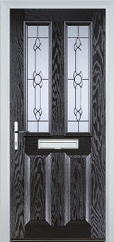 Enfield Cotswold composite door in Black-Brown