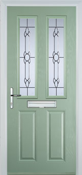 Enfield Cotswold composite door in Chartwell Green