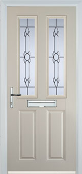 Enfield Cotswold composite door in Cream