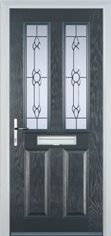 Enfield Cotswold composite door in Grey