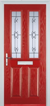 Enfield Cotswold composite door in Red