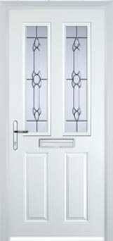 Enfield Cotswold composite door in White