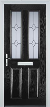 Enfield Charcoal Sticks composite door in Black