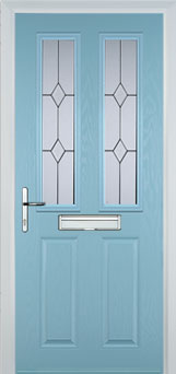 Enfield Charcoal Sticks composite door in Duck Egg Blue