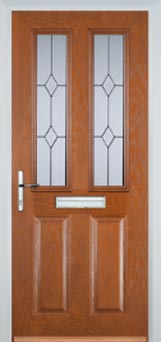 Enfield Charcoal Sticks composite door in Oak