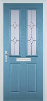 Enfield Charcoal Sticks composite door in Pastel Blue