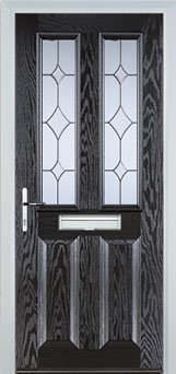 Enfield Contora composite door in Black-Brown
