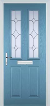 Enfield Contora composite door in Pastel Blue