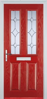 Enfield Contora composite door in Red