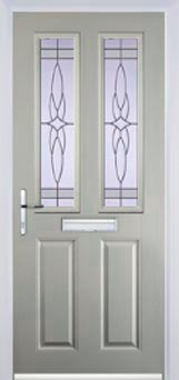 Enfield Chantilly composite door in Anthracite Grey