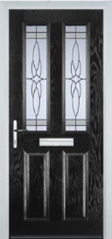 Enfield Chantilly composite door in Black
