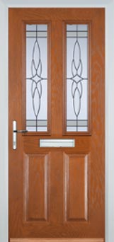 Enfield Chantilly composite door in Oak