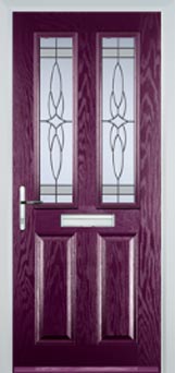 Enfield Chantilly composite door in Purple