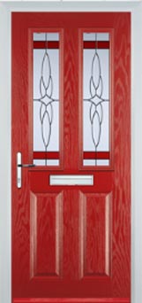 Enfield Chantilly composite door in Red