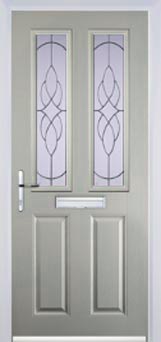 Enfield Everglade composite door in Anthracite Grey