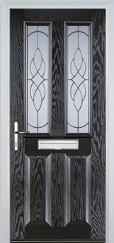 Enfield Everglade composite door in Black-Brown