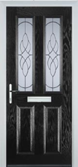 Enfield Everglade composite door in Black