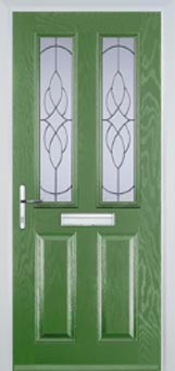 Enfield Everglade composite door in Fern Green