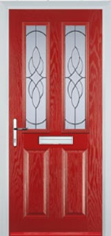 Enfield Everglade composite door in Red