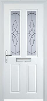 Enfield Everglade composite door in White