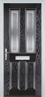 Enfield Enville composite door in Black-Brown