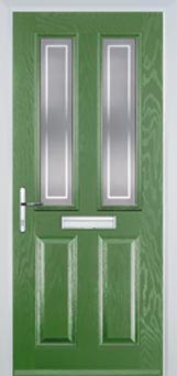 Enfield Enville composite door in Fern Green