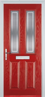 Enfield Enville composite door in Red