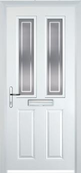 Enfield Enville composite door in White