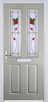 Enfield Pelerine composite door in Anthracite Grey