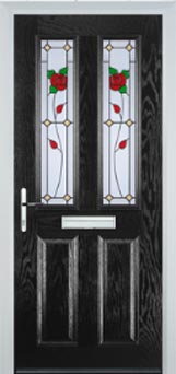 Enfield Pelerine composite door in Black