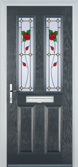 Enfield Pelerine composite door in Grey