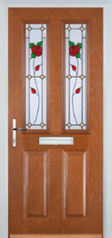 Enfield Pelerine composite door in Oak