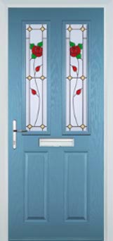 Enfield Pelerine composite door in Pastel Blue