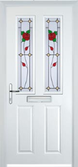 Enfield Pelerine composite door in White