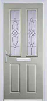 Enfield Florielle composite door in Anthracite Grey