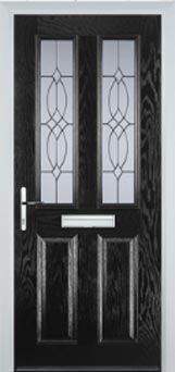Enfield Florielle composite door in Black