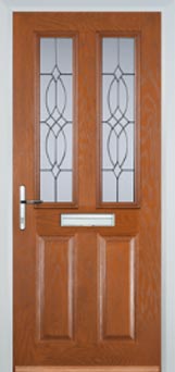 Enfield Florielle composite door in Oak