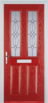 Enfield Florielle composite door in Red