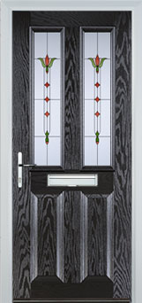 Enfield Autumn Falls composite door in Black-Brown