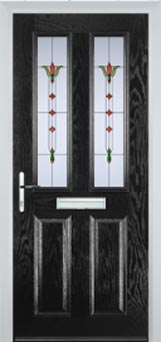 Enfield Autumn Falls composite door in Black