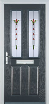 Enfield Autumn Falls composite door in Grey