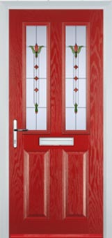 Enfield Autumn Falls composite door in Red
