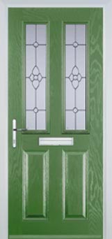 Enfield Taffeta composite door in Fern Green