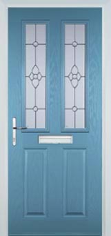 Enfield Taffeta composite door in Pastel Blue