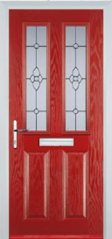 Enfield Taffeta composite door in Red