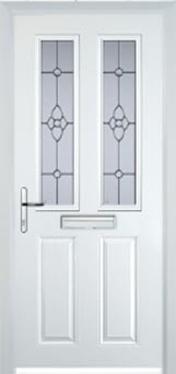 Enfield Taffeta composite door in White