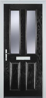 Enfield Gold Lead composite door in Black