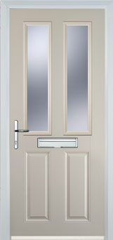 Enfield Gold Lead composite door in Cream