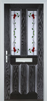 Enfield Mayflower composite door in Black-Brown
